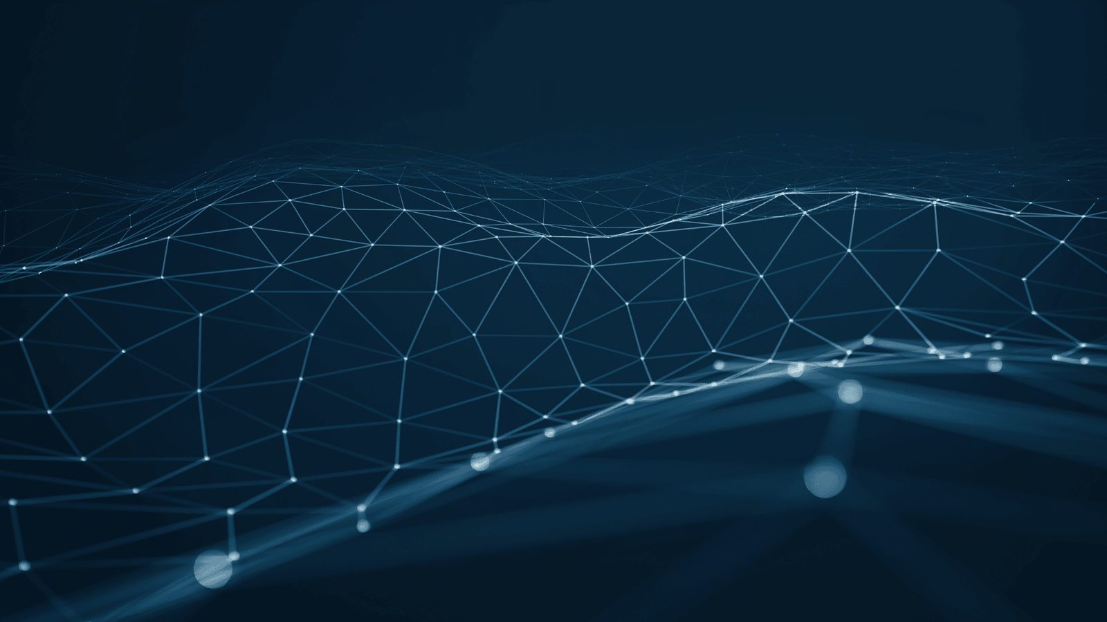 Digital wave background for AI-assisted lead generation